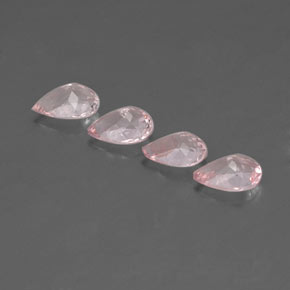 Morganita Luz rosa Natural 2.39ct, Formato de pêra, VS
