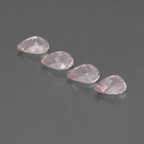 Pedras preciosas de morganita rosa natural de  ct, formato de pêra, VVS-VS