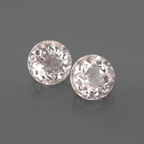 Pedras preciosas de Morganita Luz rosa natural de  ct, Corte Redondo, VS