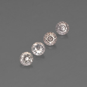 Pedras preciosas de Morganita Luz rosa natural de  ct, Corte Redondo, VVS-VS