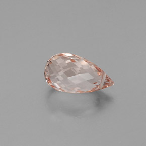 Morganita rosa natural 4,15ct, briolete, VS