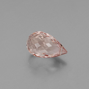 Morganita rosa natural 4,88ct, briolete, VVS-VS