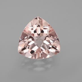Morganita rosa natural 3,74ct, trillion, VVS-VS