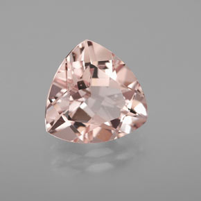 Morganita rosa natural 3,74ct, trillion, VVS-VS