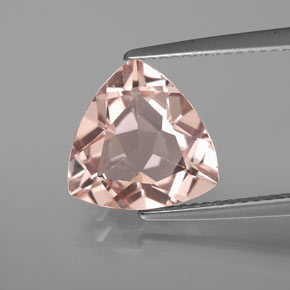 Morganita rosa natural 2,94ct, trillion, VS