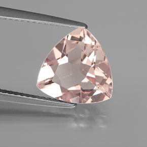 Morganita rosa natural 2,94ct, trillion, VS