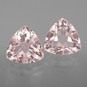 Pedras preciosas de morganita rosa natural de  ct, trillion, VVS-VS
