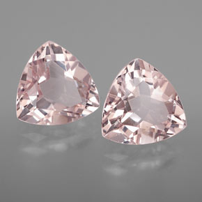 Pedras preciosas de morganita rosa natural de  ct, trillion, VVS-VS