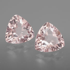 Pedras preciosas de morganita rosa natural de  ct, trillion, VVS-VS