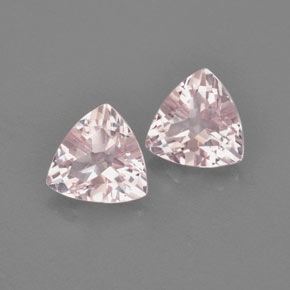 Pedras preciosas de morganita rosa natural de  ct, trillion, VVS