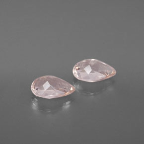 Pedras preciosas de morganita rosa natural de  ct, formato de pêra, VS