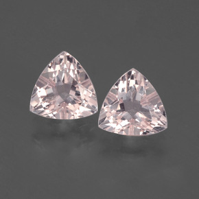 Pedras preciosas de morganita rosa natural de  ct, trillion, VVS-VS