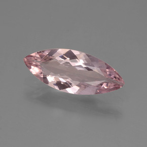 Morganita rosa natural 1,32ct, marquise, VS