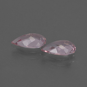 Pedras preciosas de morganita rosa natural de  ct, formato de pêra, VS