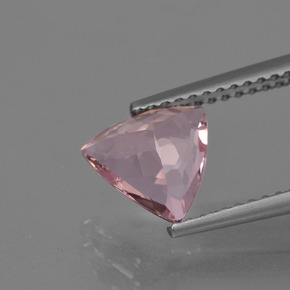 Morganita rosa natural 1,21ct, trillion, VVS-VS