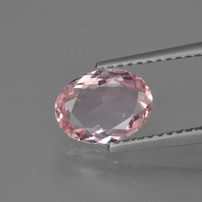 Morganita rosa natural 1,19ct, corte oval, VS-SI