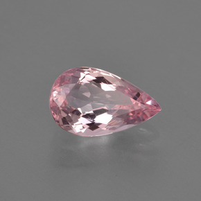 Morganita rosa natural 1,31ct, formato de pêra, VS