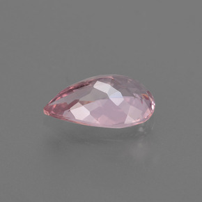 Morganita rosa natural 1,31ct, formato de pêra, VS