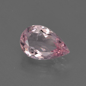 Morganita rosa natural 1,15ct, formato de pêra, VS