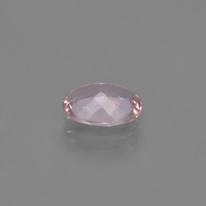 Morganita rosa natural 0,84ct, corte oval, VVS-VS