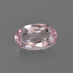 Morganita rosa natural 1,12ct, corte oval, VVS