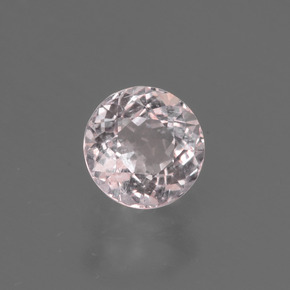 Morganita rosa natural 0,52ct, corte redondo, VS