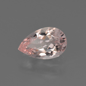 Morganita Luz rosa Natural 0.68ct, Formato de pêra, VVS