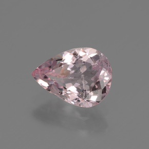 Morganita rosa natural 1,08ct, formato de pêra, VS