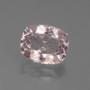Morganita rosa natural 1,71ct, almofada cortada, VS-SI