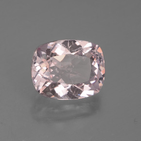 Morganita rosa natural 1,71ct, almofada cortada, VS-SI