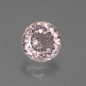 Morganita Luz rosa Natural 1.44ct, Corte Redondo, VS
