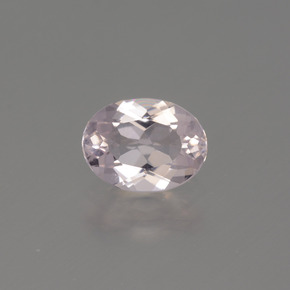 Morganita rosa natural 1,02ct, corte oval, VVS