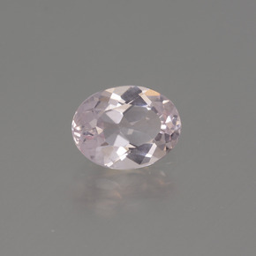Morganita rosa natural 1,02ct, corte oval, VVS