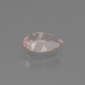 Morganita Luz rosa Natural 1.07ct, Formato de pêra, VVS-VS