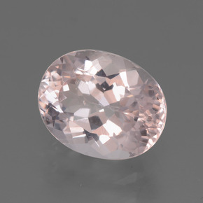 Morganita rosa natural 2,06ct, corte oval, VS