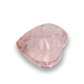 Morganita rosa natural 2,61ct, formato de coração, VS