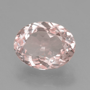 Morganita rosa natural 1,62ct, corte oval, VS