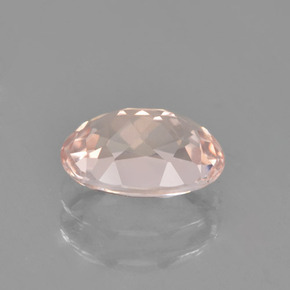 Morganita rosa natural 1,74ct, corte oval, VVS-VS