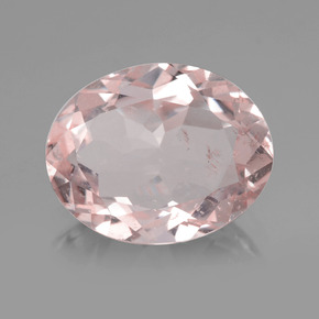 Morganita Luz rosa Natural 1.81ct, Corte Oval, VS