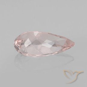 Morganita Rosa Flamingo Natural 1.69ct, Formato de pêra, VS-SI