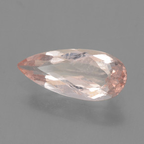 Morganita rosa natural 1,98ct, formato de pêra, VS
