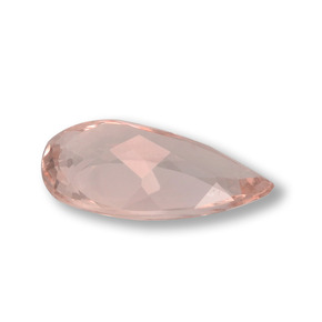 Morganita Luz rosa Natural 1.44ct, Formato de pêra, VS