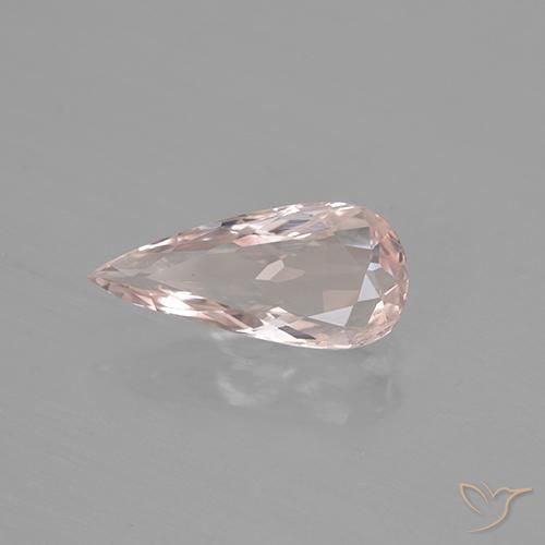 Morganita Luz rosa Natural 1.43ct, Formato de pêra, VS