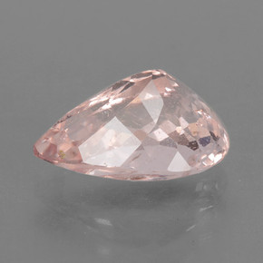 Morganita rosa natural 2,00ct, formato de pêra, VS-SI