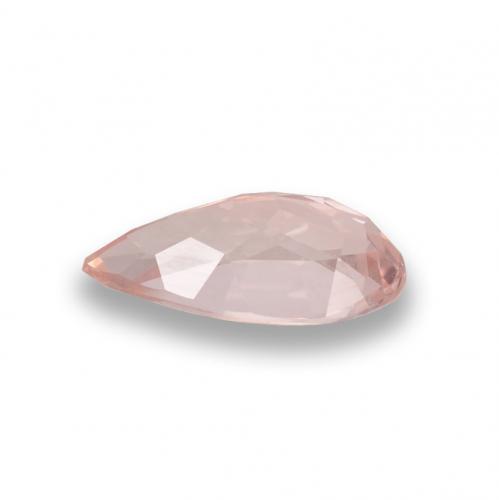 Morganita rosa natural 0,64ct, formato de pêra, VVS