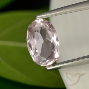 Morganita Rosa Flamingo Natural 0.82ct, oval, VVS-VS