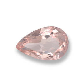 Morganita Luz rosa Natural 0.70ct, Formato de pêra, VVS