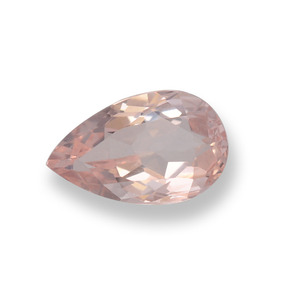 Morganita Luz rosa Natural 0.62ct, Formato de pêra, VVS