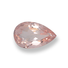 Morganita Luz rosa Natural 0.62ct, Formato de pêra, VVS