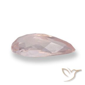 Morganita rosa médio Natural 0.71ct, Formato de pêra, VVS